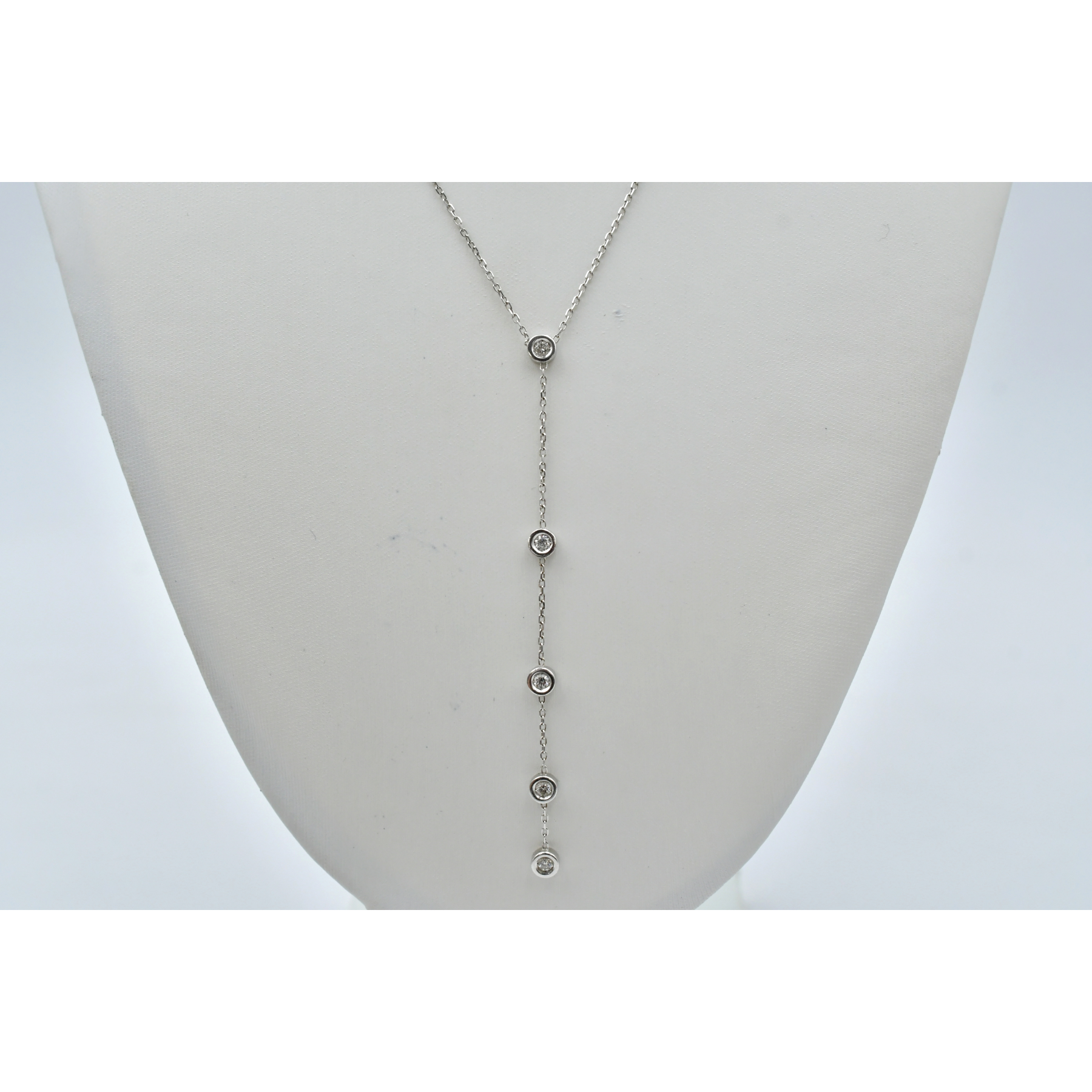 グッチ ダイヤネックレス 7P 750WG ホワイトゴールド Bランク