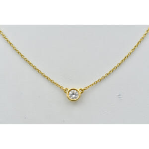 ティファニー バイザヤード １Pダイヤ Au750YG 買取実績【買取日：2025年9月2日】