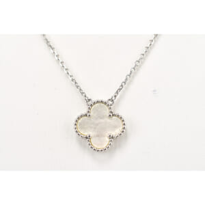 ヴァンクリーフ＆アーペル ヴィンテージアルハンブラ ネックレス マザーオブパール K18WG 買取実績【買取日：2025年9月7日】