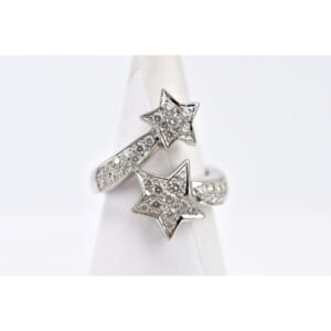 シャネル コメット ダイヤリング K18WG 買取実績【買取日：2025年9月10日】