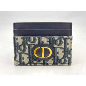 ディオール 30 モンテーニュ オブリーク ジャカード カードホルダー ベージュ キャンパス×レザー 買取実績【買取日：2025年9月7日】