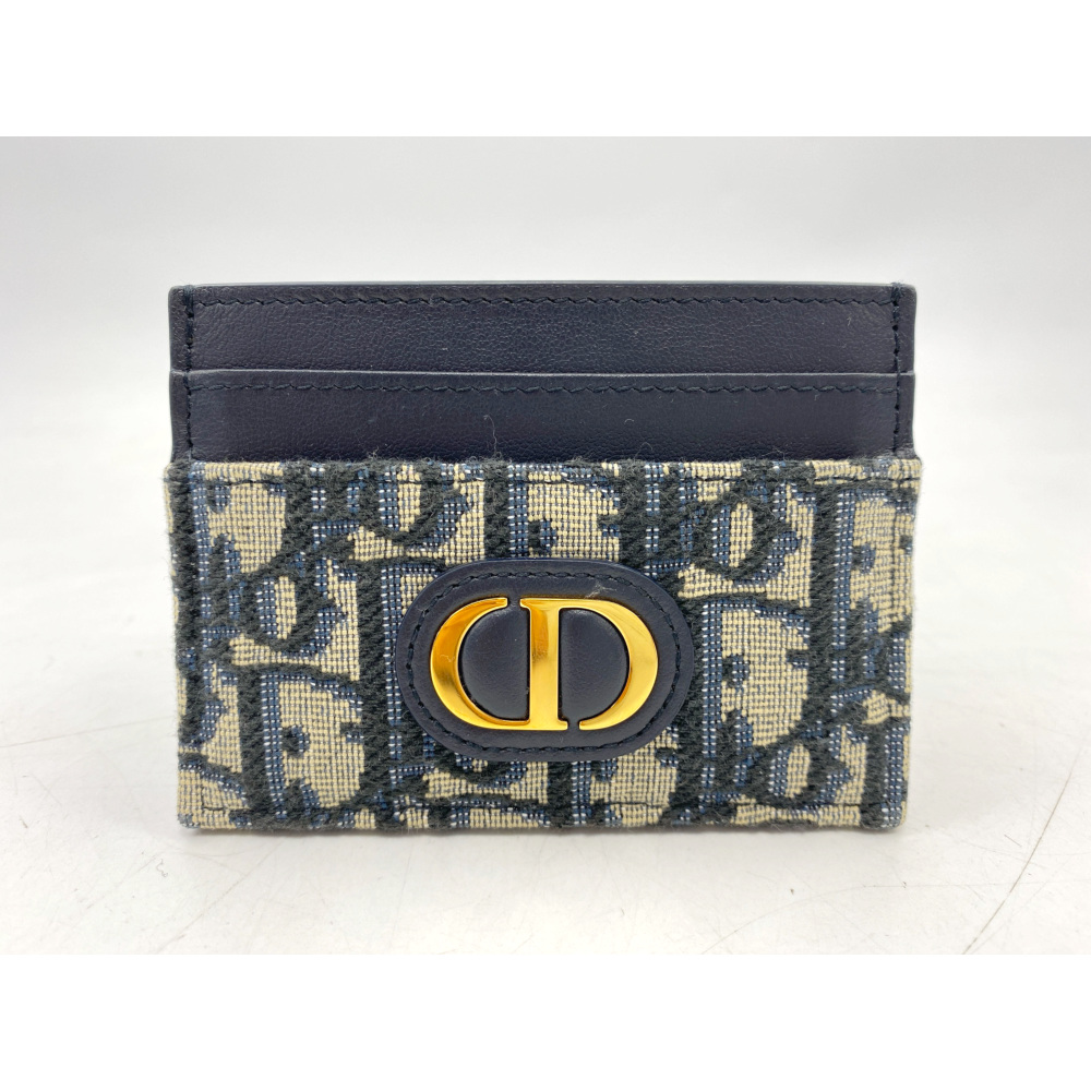 ディオール 30 モンテーニュ オブリーク ジャカード カードホルダー  