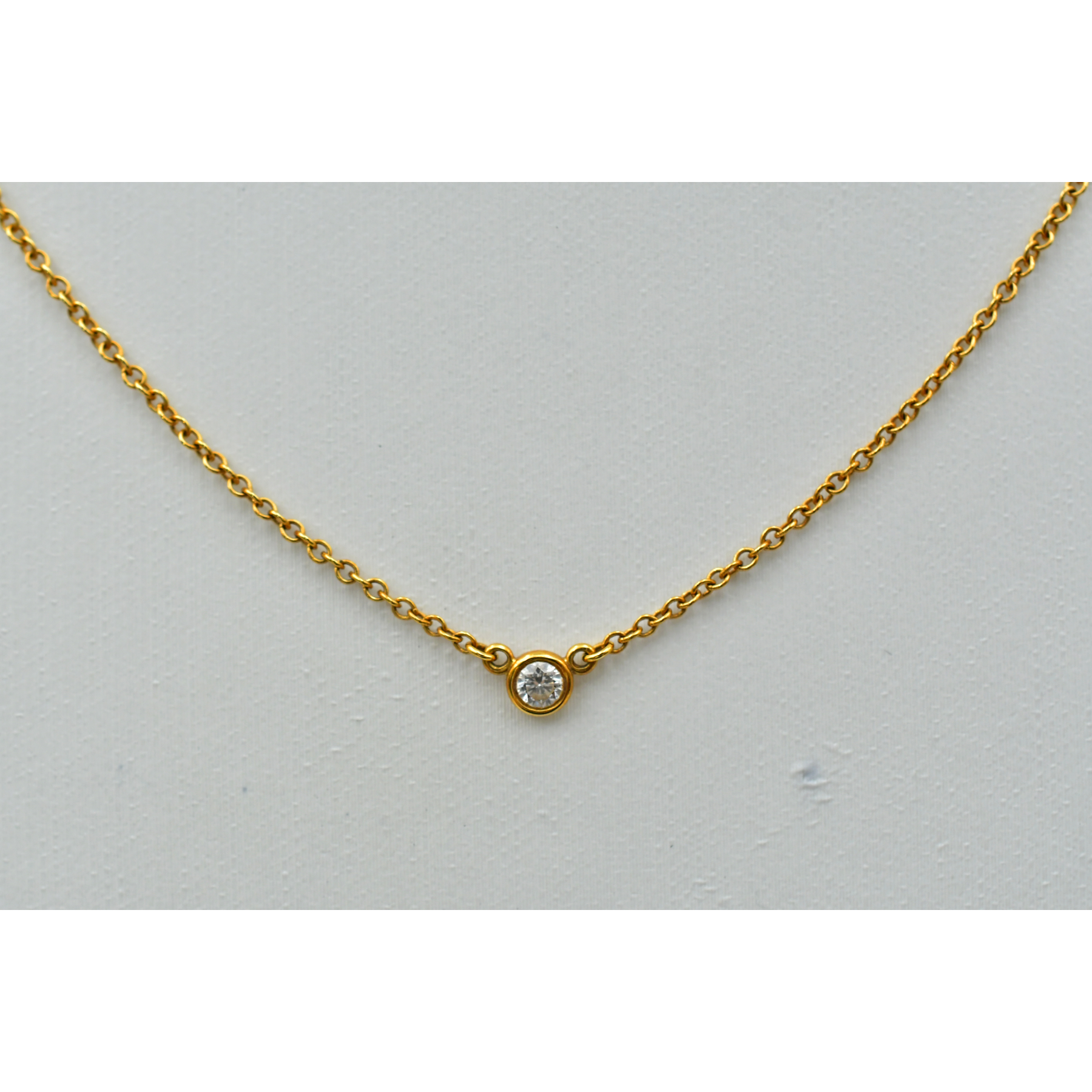 ティファニー バイザヤード ネックレス 750 Bランク