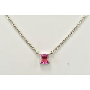 カルティエ ピンクトルマリンネックレス 750WG 買取実績【買取日：2025年9月9日】
