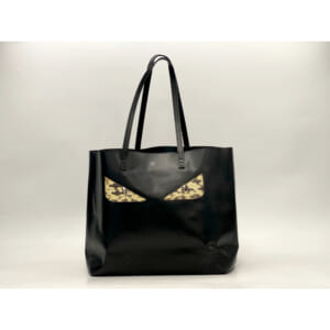 フェンディ モンスターアイ バッグバグズ トートバッグ カーフスキン レザー 黒 買取実績【買取日：2025年9月18日】