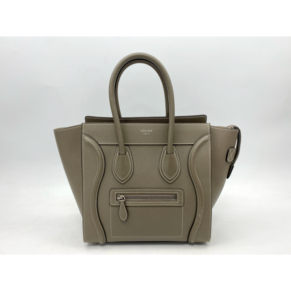 セリーヌ ラゲージ ミディアム ベージュ 旧型 Bランク