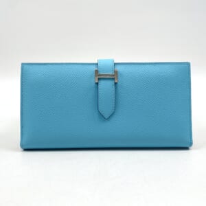 エルメス ベアンスフレ ブルーゼフィール ヴォーエプソン シルバー金具 買取実績【買取日：2025年9月5日】