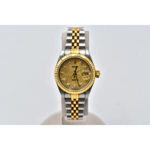 ロレックス デイトジャスト シャンパンホリコン文字盤 SS×YG/AT 79173G 買取実績【買取日：2025年9月20日】