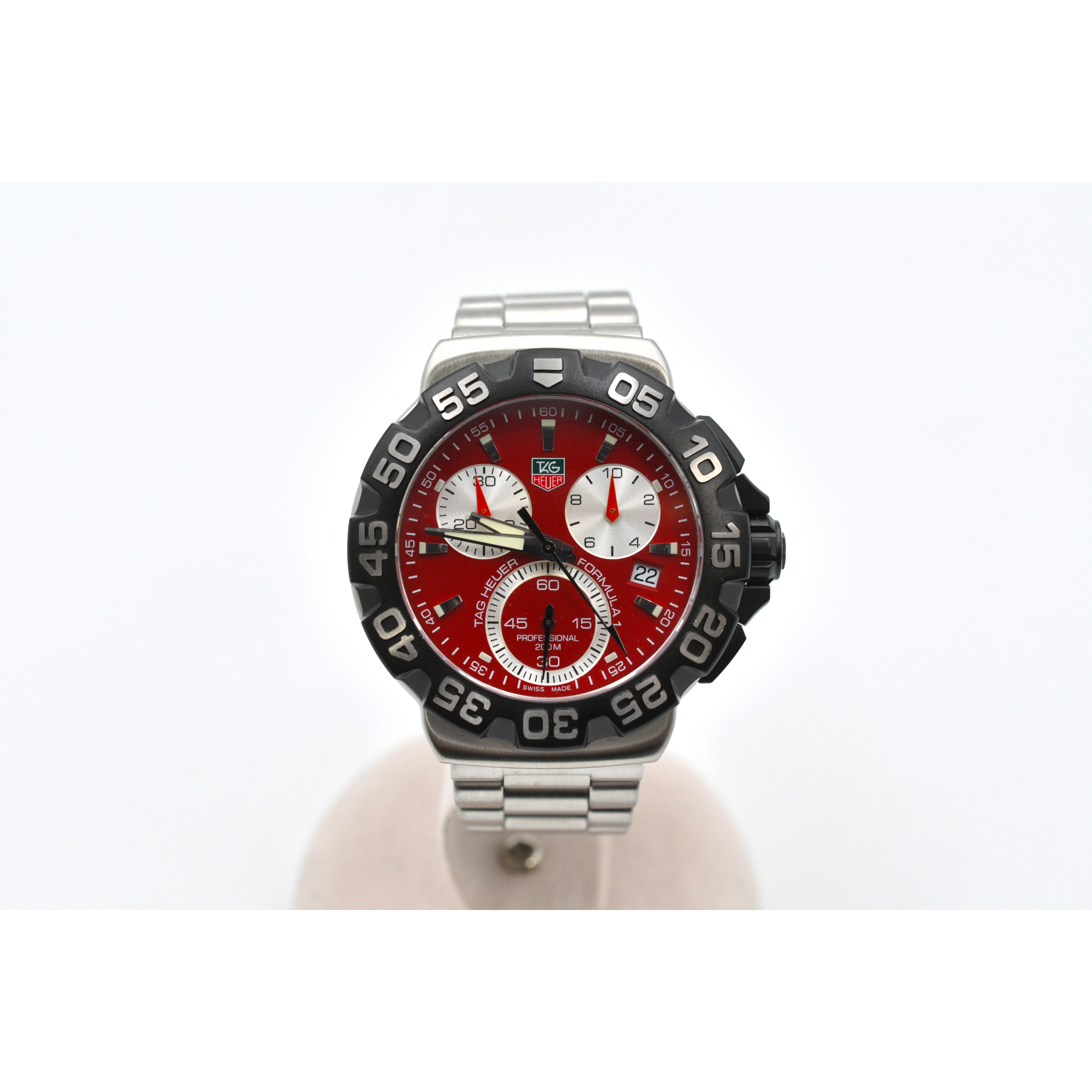 タグ ホイヤー フォーミュラ1 赤文字盤