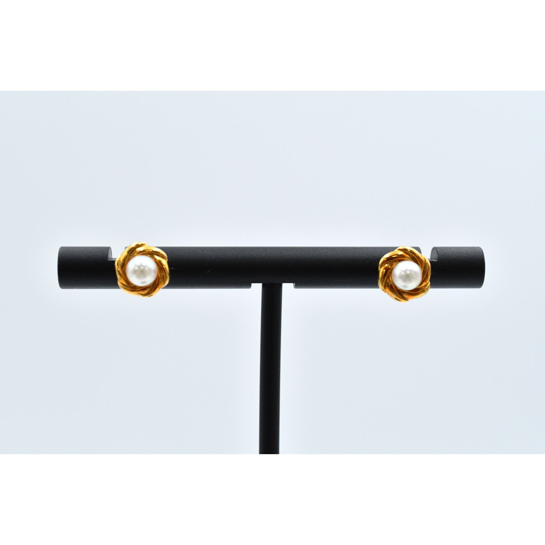 ミキモト パールピアス K18 Bランク