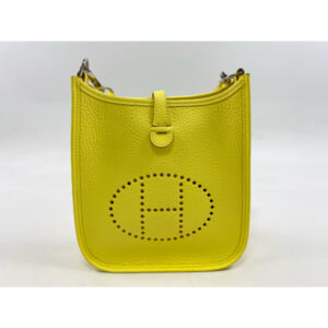 エルメス エブリン TPM ライム イエロー 黄色系 トリヨン シルバー金具 W刻印 買取実績【買取日：2025年9月4日】