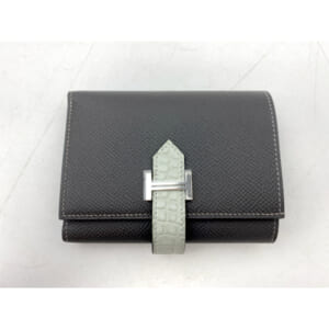 エルメス ベアンコンビネタッチ グラファイト グリシマン クロコ シルバー金具 W刻印 買取実績【買取日：2025年9月5日】