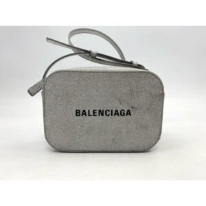 バレンシアガ エブリデイ カメラバッグ グリッター シルバー レザー 552372 買取実績【買取日：2025年9月10日】