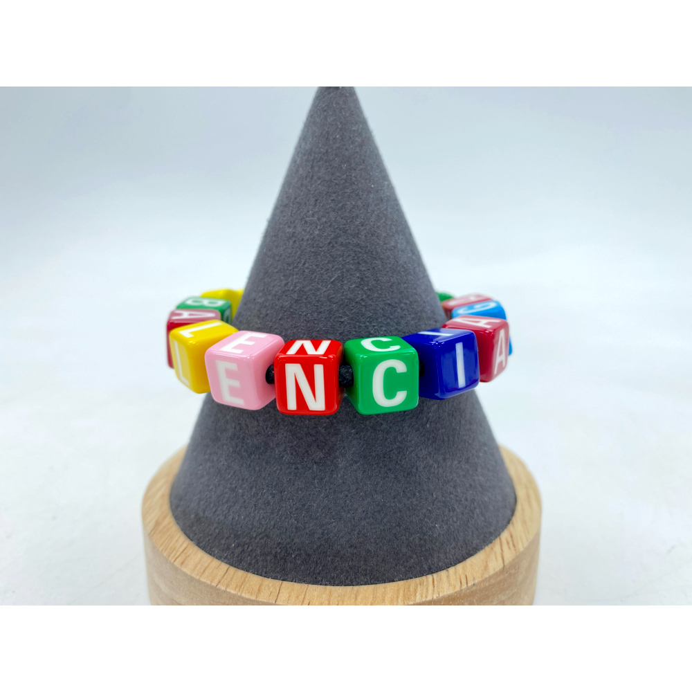 バレンシアガ トイブレスレット キューブ マルチカラー Bランク