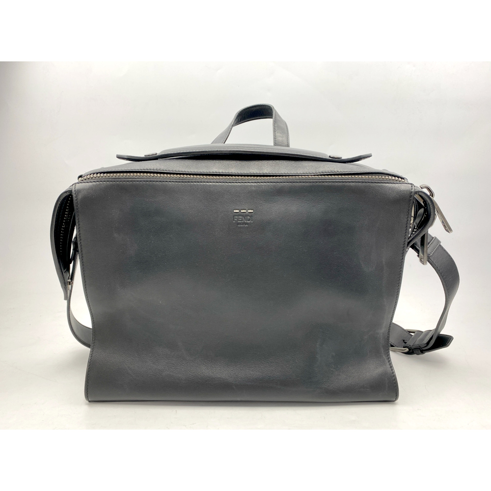 フェンディ 2WAYハンドバッグ 黒 レザー 7VA400 Bランク