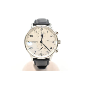 IWC ポルトギーゼ クロノグラフ 白文字盤 SS×革/AT 買取実績【買取日：2025年9月6日】