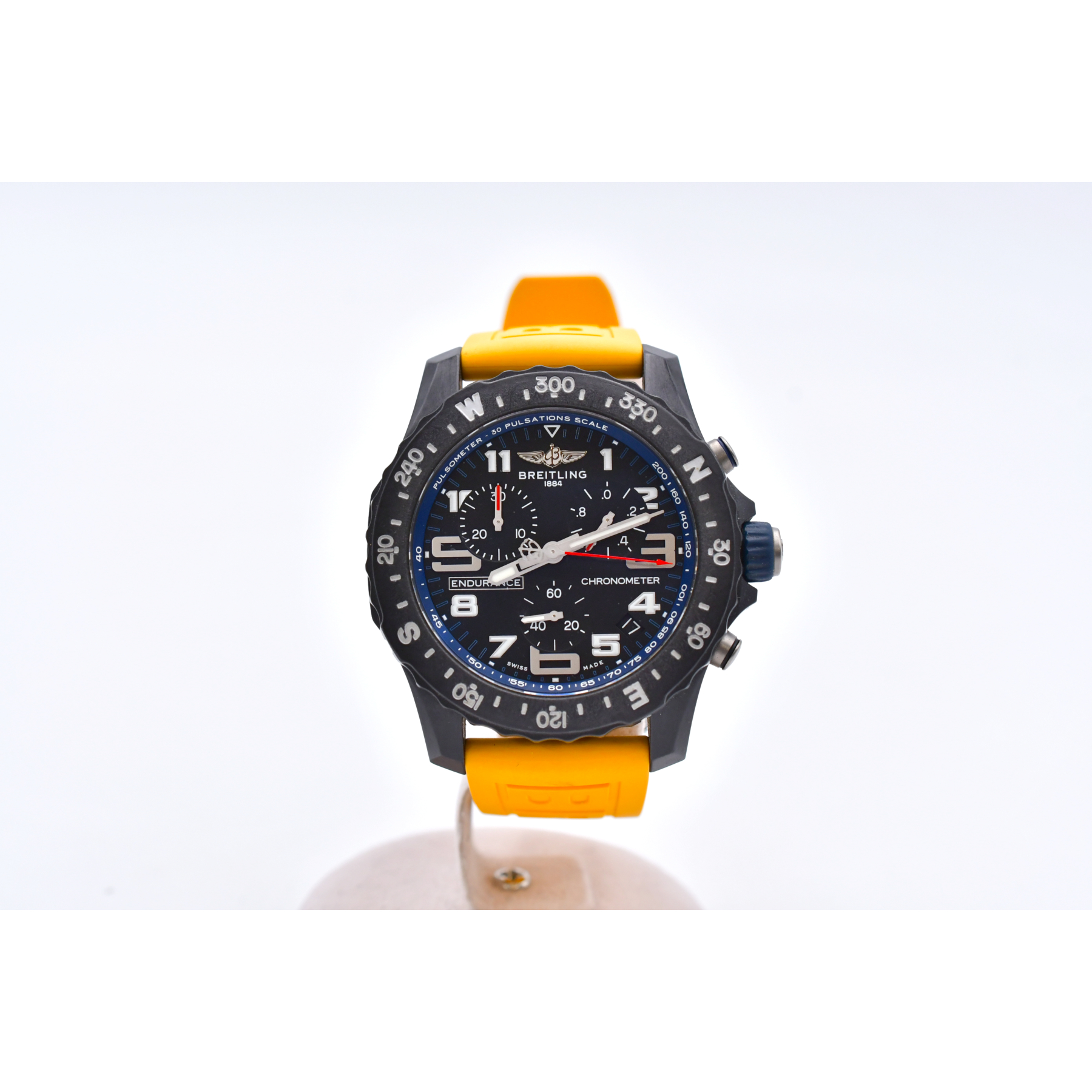 ブライトリング エデュランス プロ 黒文字盤 ブライトライト×ラバー/QZ X82310D51B1S1 Bランク