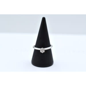 ティファニー ソリティア 1Pダイヤリング D.0.26ct Pt950 E/VS2/EX/N #14