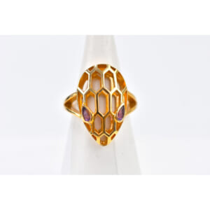 ブルガリ セルペンティ アメジスト リング K18PG #9 買取実績【買取日：2025年9月3日】