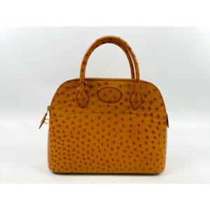 エルメス ボリード31 ゴールド オーストリッチ G 金具 □G刻印 買取実績【買取日：2025年9月9日】