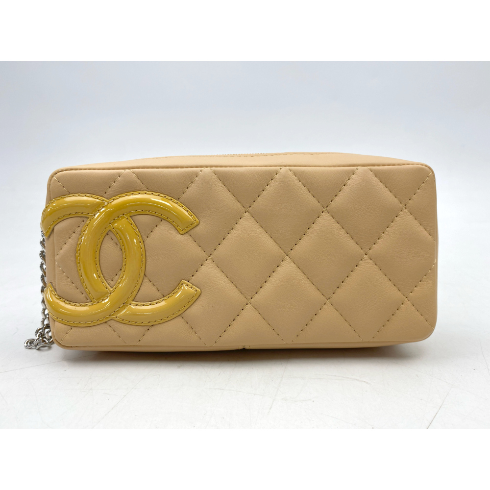 Louis Vuitton ベージュ レザーポーチ glvm43689-1.jpg
