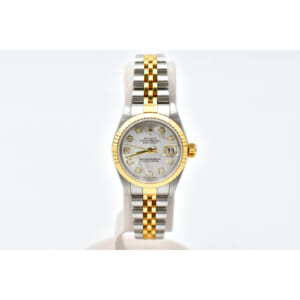 ロレックス デイトジャスト シェル文字盤 SS×YG/AT 79173G 買取実績【買取日：2025年9月12日】