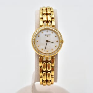 ロンジン レディースウォッチ 白シェル文字盤 YG/QZ L5 140 7 買取実績【買取日：2025年10月4日】