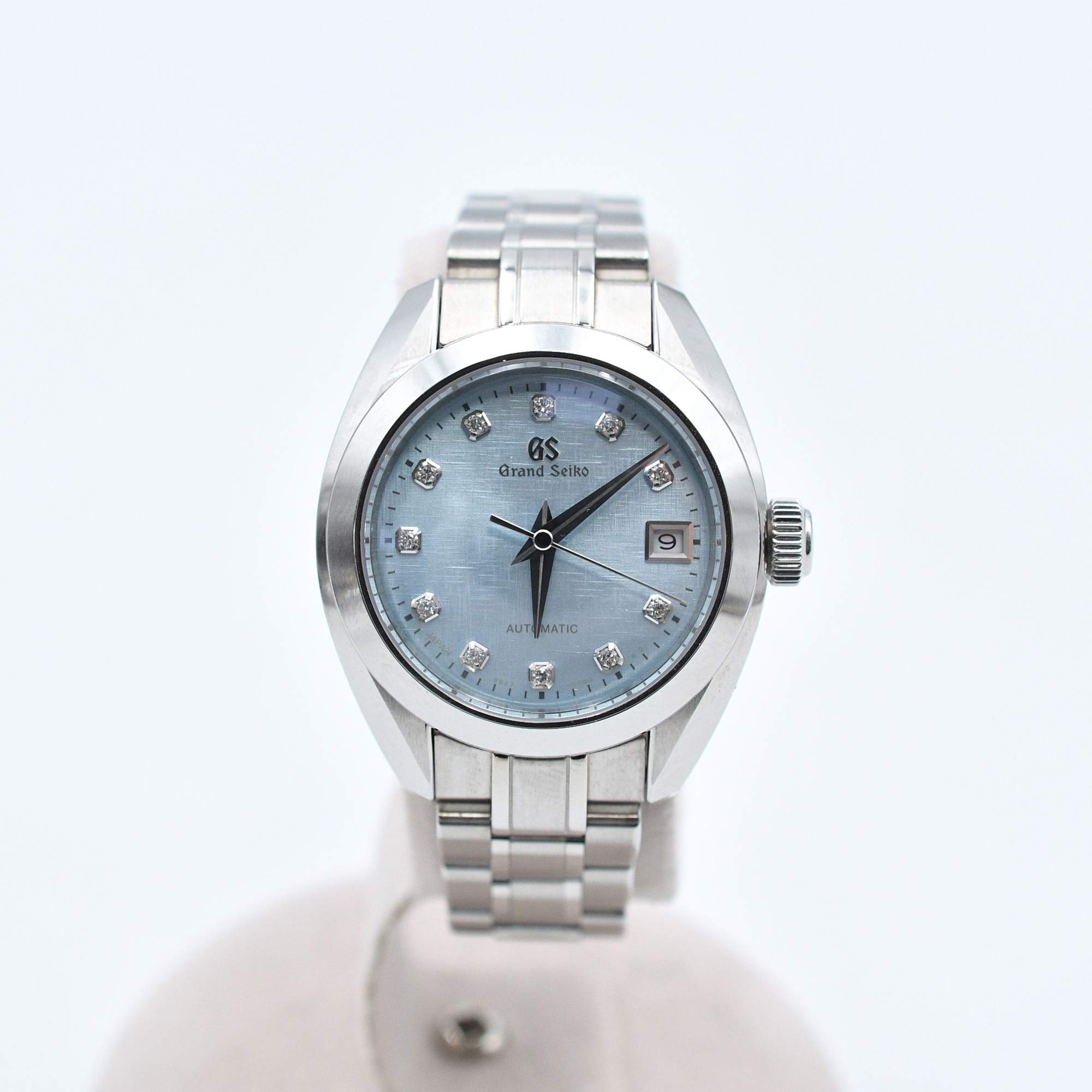グランドセイコー エレガンス 青文字盤 SS/AT Aランク