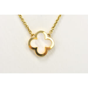 ヴァンクリーフ＆アーペル ピュアアルハンブラ マザーオブパール ネックレス 750YG 買取実績【買取日：2025年10月7日】