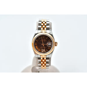 ロレックス デイトジャスト チョコローマ文字盤 ダイヤ ジュビリーブレス SS×YG/AT 179171 買取実績【買取日：2025年9月27日】