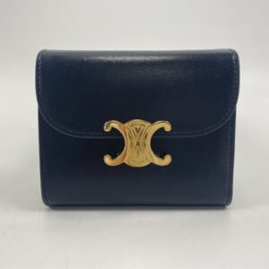 セリーヌ トリオンフ コンパクトウォレット レザー ブラック 買取実績【買取日：2025年10月26日】