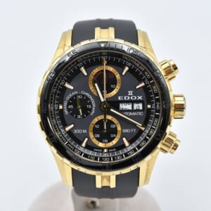 エドックス グランドオーシャン クロノグラフ オートマティック 黒文字盤 SS×ラバー/AT 1123 買取実績【買取日：2025年10月24日】