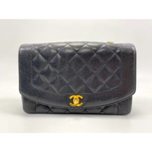 シャネル チェーンバニティバッグ イエロー ラムスキン GD金具