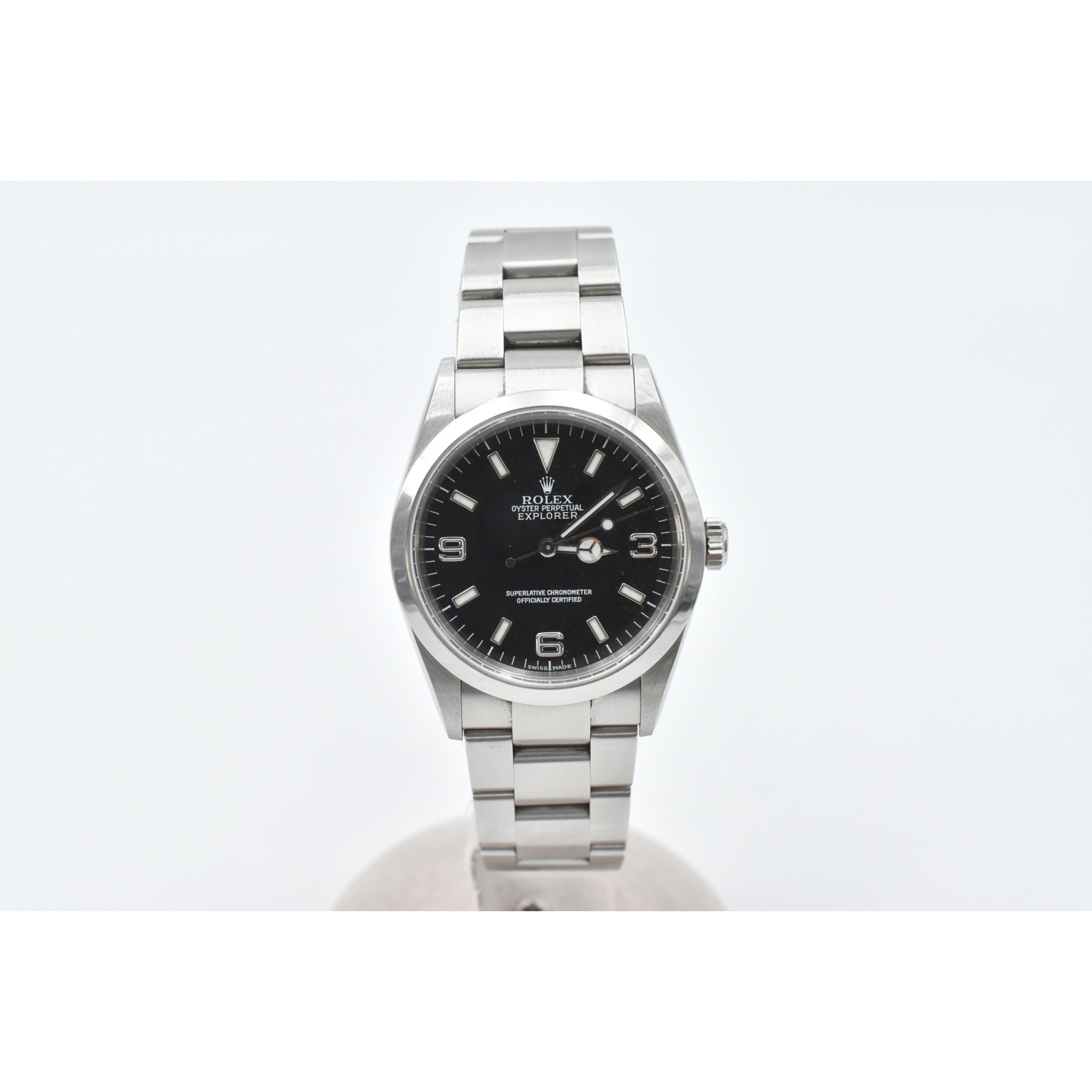 ロレックス エクスプローラーI 黒文字盤 SS/AT 114270 Bランク