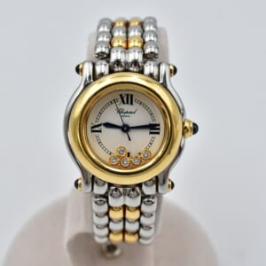 ショパール ハッピースポーツ 白文字盤 5PD YG×SS/QZ 27-8278-21 買取実績【買取日：2025年10月2日】