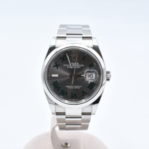 ロレックス デイトジャスト スレートローマン文字盤 オイスターブレス SS/AT 126200 買取実績【買取日：2025年10月9日】