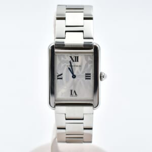 カルティエ タンク ソロ LM WSTA0028 シルバー文字盤 SS×革/QZ 買取