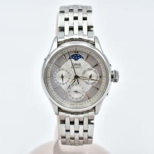 オリス アートリエ コンプリケーション ムーンフェイズ シルバー文字盤 SS/AT 7606 買取実績【買取日：2025年10月3日】