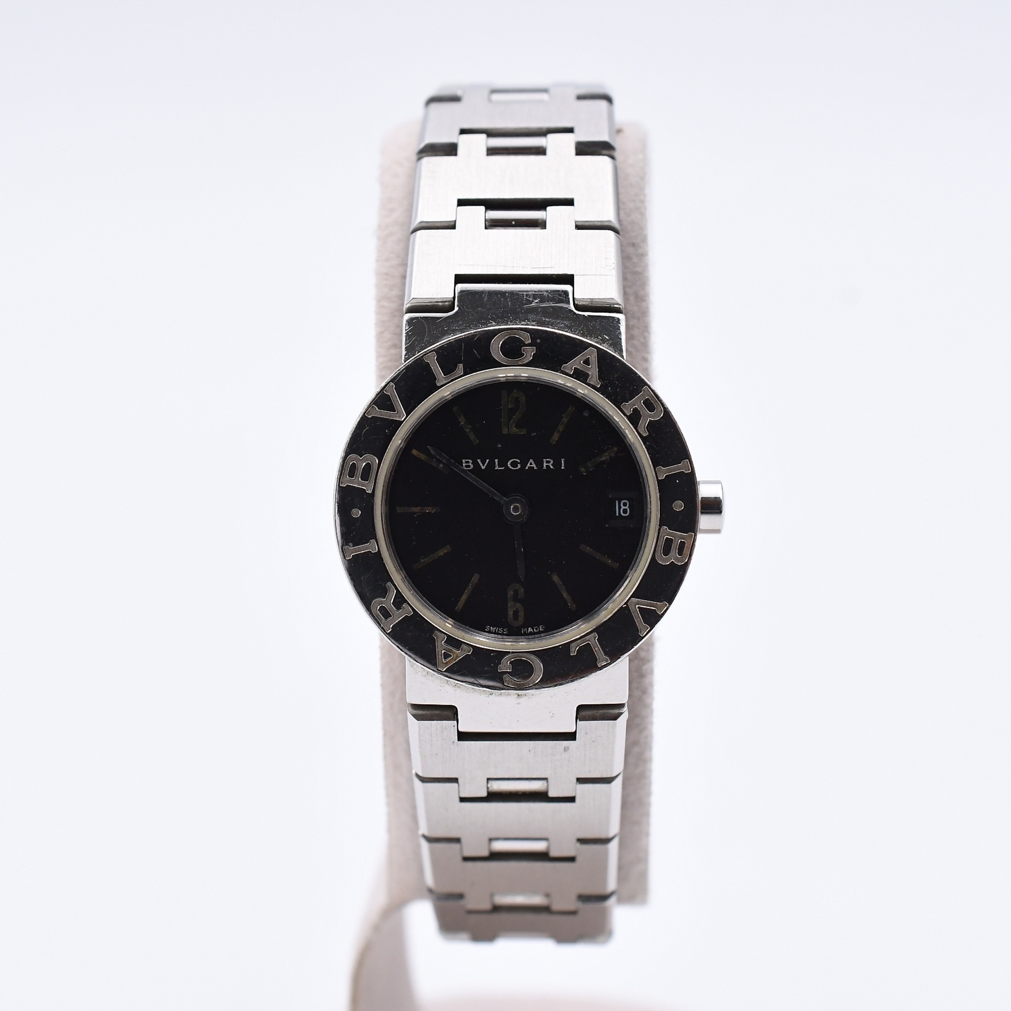 ブルガリ BB23SS 黒文字盤 12Pダイヤ 楽天市場】o【BVLGARI】BB23SS ブルガリブルガリ 12P ダイヤ