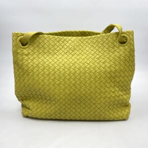 ボッテガヴェネタ イントレチャート パラシュートバッグ 黄色 レザー 買取実績【買取日：2025年10月25日】