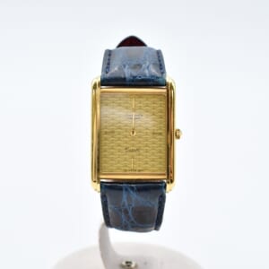 ロンジン スクエア時計 シャンパン文字盤 YG×革/QZ 6077 買取実績【買取日：2025年10月26日】