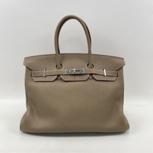 エルメス バーキン35 トゴ SV金具 エトゥープ □M刻印 買取実績【買取日：2025年10月25日】