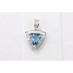 ブルートパーズダイヤネックレストップ Pt900 主1.23 MD0.28 買取実績【買取日：2025年10月8日】