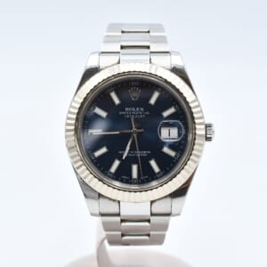 ロレックス デイトジャストⅡ 青文字盤 SS×WG/AT 116334 買取実績【買取日：2025年10月9日】