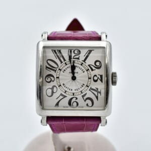 フランク ミュラー マスタースクエア シルバー文字盤 SS×革/QZ 6002MQZ 買取実績【買取日：2025年10月15日】