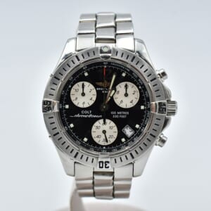 ブライトリング コルト クロノオーシャン 黒文字盤 SS/QZ A53350 買取実績【買取日：2025年10月14日】