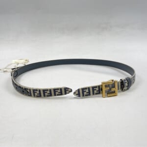 フェンディ ズッカ ベルト ネイビー コットン×レザー 買取実績【買取日：2025年10月22日】