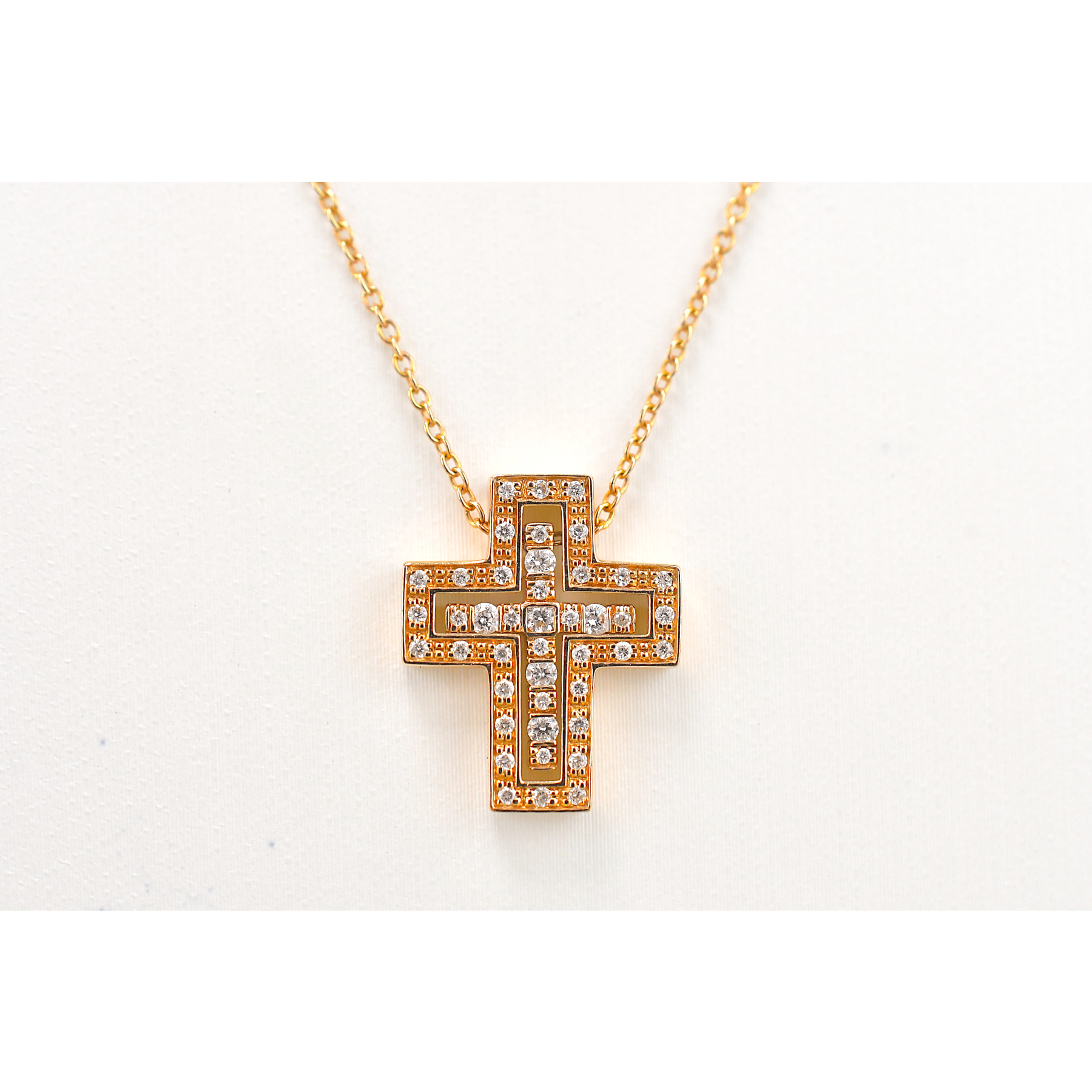 ダミアーニ ベルエポックXXS ダイヤモンド ネックレス 750PG ABランク