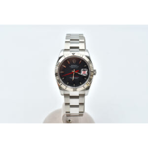 ロレックス デイトジャスト ターノグラフ 黒文字盤 SS×WG/AT 116264 買取実績【買取日：2025年9月25日】