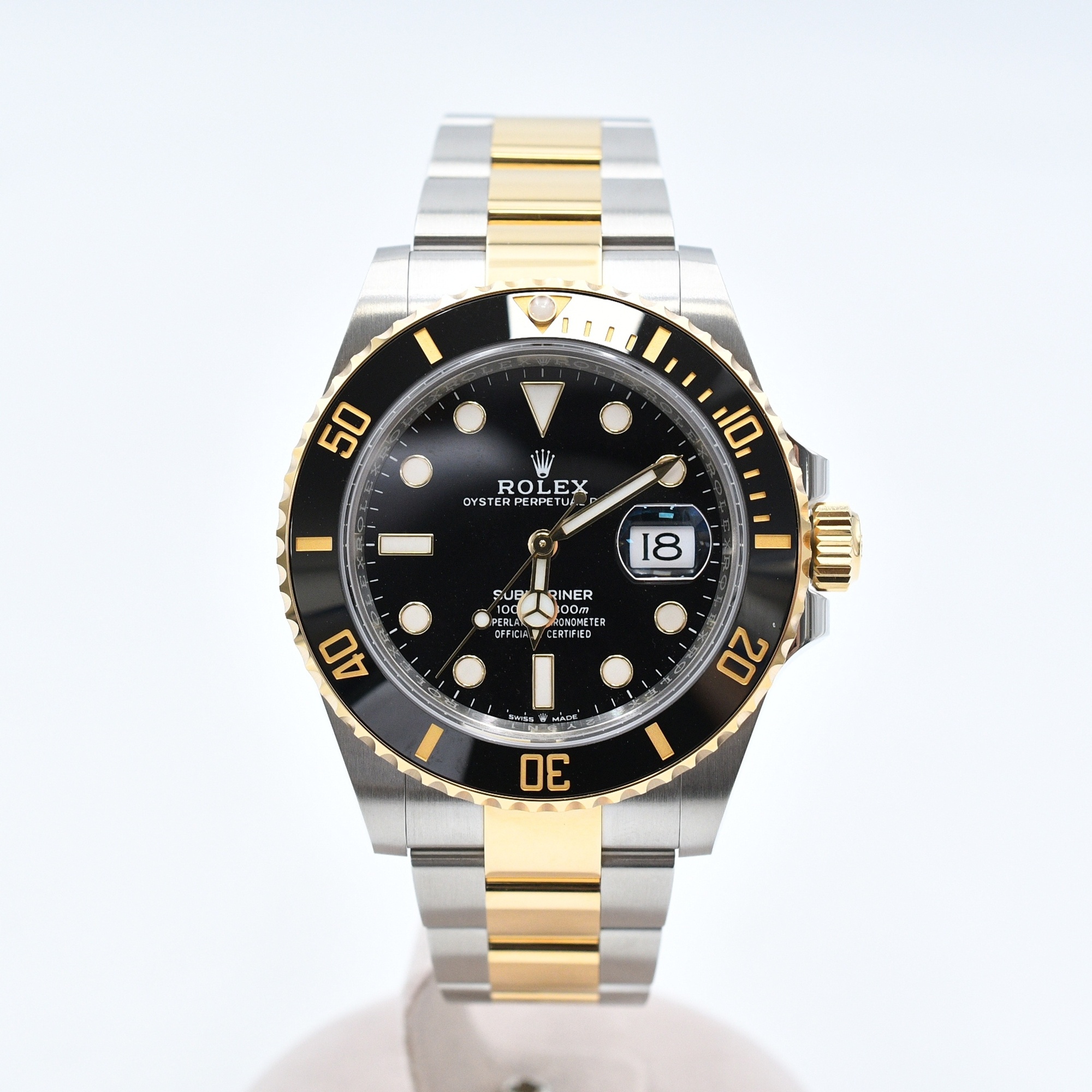ロレックス サブマリーナー 黒文字盤 SS×YG/AT 126613LN Nランク